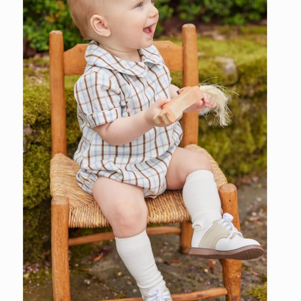 Little English Brownfield Plaid Bubble